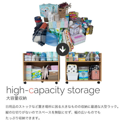 押入れ収納ラック2個セット幅38奥行78キャスター付きワゴン整理隙間家具押入れ収納リビング大容量棚スライド収納庫日用品収納ケース