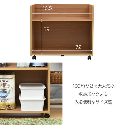 押入れ収納ラック2個セット幅38奥行78キャスター付きワゴン整理隙間家具押入れ収納リビング大容量棚スライド収納庫日用品収納ケース