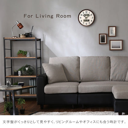 掛け時計電波時計温度湿度計カレンダー表示ブラウン時計シンプルおしゃれオシャレブラウン壁掛け電波気温湿度カレンダー一人暮らし子どもリビングオフィス会議室便利インテリア静か