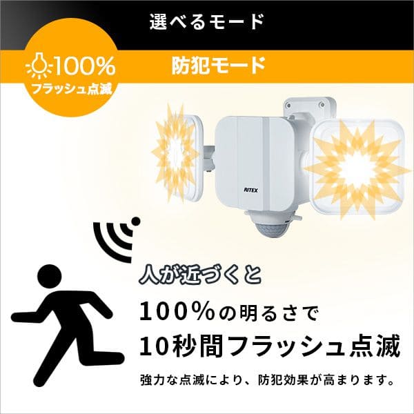 フラッシュ機能付き