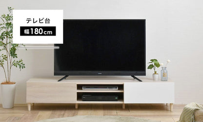テレビ台ローボードおしゃれ180安い収納TV台TVボード北欧32型40インチロータイプ40インチ対応幅180引き出し奥行40大容量