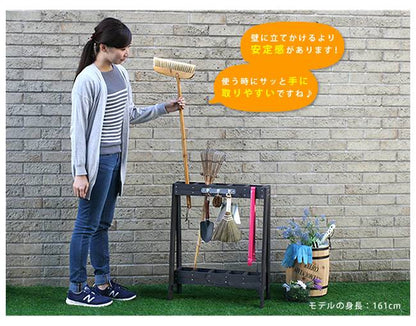 ツールスタンドTOST-720【送料無料収納木製DIYガーデニングガーデンファニチャーアンティーク園芸傘立て】