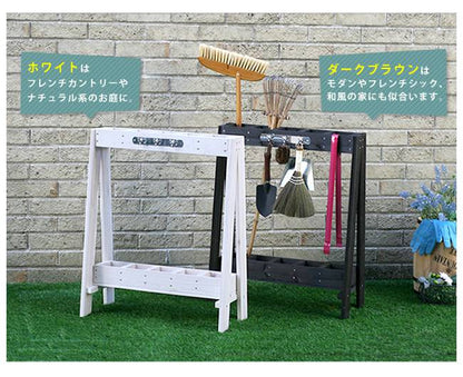 ツールスタンドTOST-720【送料無料収納木製DIYガーデニングガーデンファニチャーアンティーク園芸傘立て】
