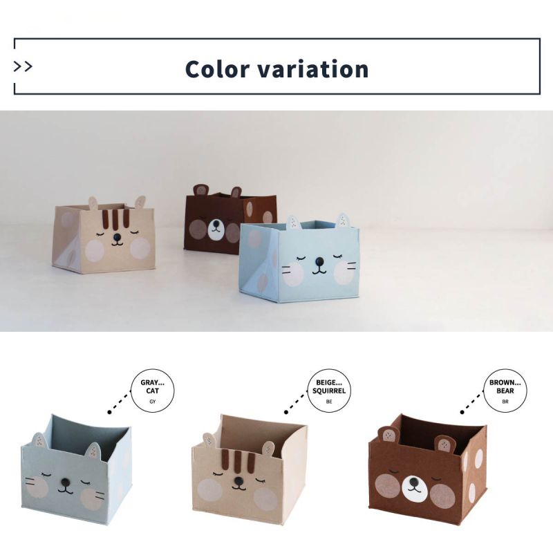 収納ボックス布製折りたたみ子供スリムかわいい北欧収納軽量小型大容量薄型ミニ幅30小さい奥行26長方形おもちゃソフト柔らかいおしゃれストレージボックス折り畳み一段布雑貨小物ぬいぐるみ猫