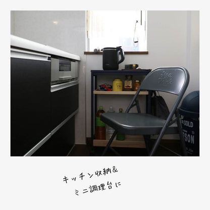 ラック棚ワゴン木製キャスター収納スリム3段移動幅55薄型ロータイプ天然木北欧低いキッチンリビング小さめ奥行20コンパクトおしゃれロー低め小型天板付き引っ掛けフックウッドボード隙間