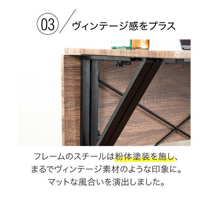 ダイニングセット折りたたみダイニングテーブルチェア2点セット2人用幅90バタフライテーブルスツールダークブラウンブラック木製スチール